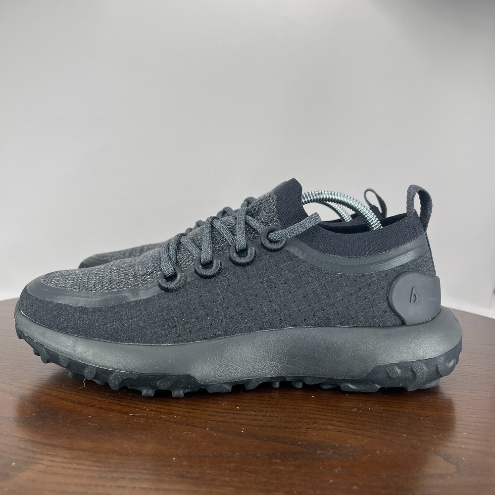 Allbirds Trail Runners SWT Shoes Womens 9 Gray Black Lace Up Athletic‎ Sneaker